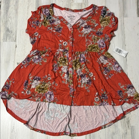 torrid Tops - Torrid Floral Baby Doll Top Size Large NWT